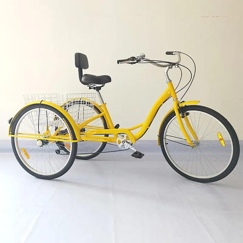 China heißer Verkauf 3 Rad Fahrrad Fahrrad Dreirad Trike für Erwachsene Dreiräder Fahrräder Dreirad Shopping