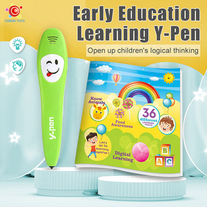 Умная Детская цифровая говорящая ручка Y-Pen игрушка для английского логического суждения для чтения звука с пластиковым материалом батарея - Product Image 2