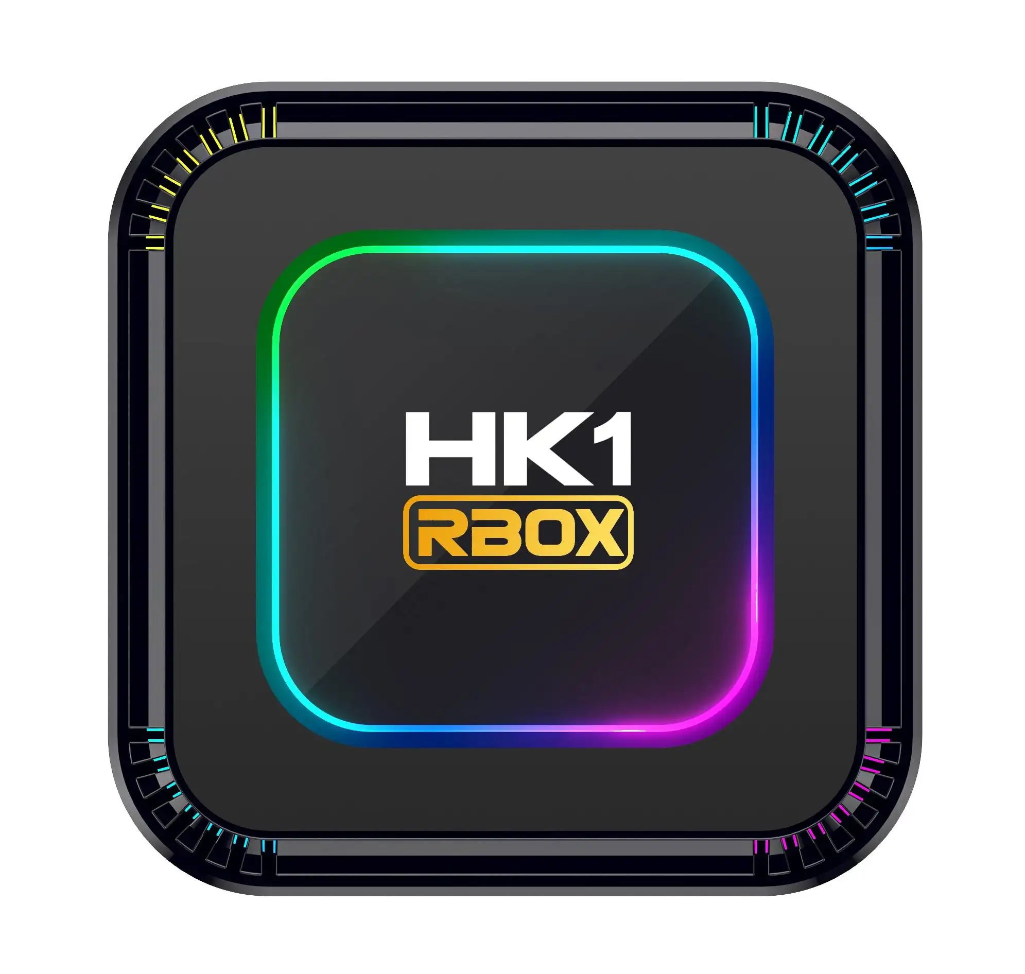 جهاز استقبال التلفاز الذكي HK1 RBOX K8 الذي يعمل بنظام التشغيل Android 13 مع وضوء 8K RGB وذاكرة وصول عشوائي 4 جيجابايت وسعة تخزين 128 جيجابايت طراز RK3528 ومزود بخاصية WiFi6 وخاصية WiFi مزدوجة يعمل بنظام Android مع جهاز استقبال التلفاز بنظام m3u iptv