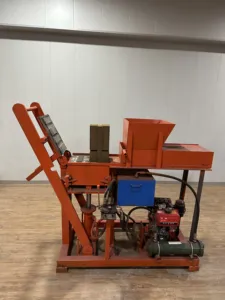 DF semplice blocco di costruzione ad incastro multifunzionale macchina per mattoni di argilla macchina per mattoni di argilla macchina per mattoni pressa idraulica - Product Image 4