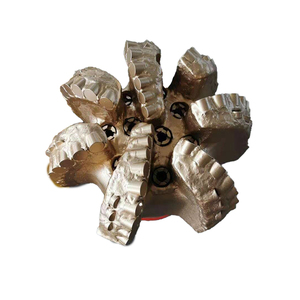 厂家批发优质硬质合金纽扣钻头5刀片钢体金刚石PDC钻头Pdc岩心钻头 - Product Image 3
