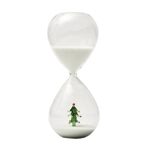 ใส Borosilicate ปรับแต่งช่วงเวลาเดสก์ท็อปตกแต่งนาฬิกาทราย15นาที/30นาที/1ชั่วโมง - Product Image 1