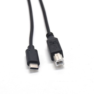 <strong>USB</strong> <strong>3</strong>.<strong>1</strong> <strong>Type</strong> C Male to <strong>USB</strong> 2.<strong>0</strong> <strong>Type</strong> B Male Printer Cable <strong>1</strong>.5m 5FT