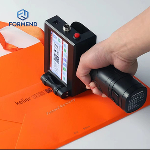 Macchina portatile Semi automatica per stampante a getto d'inchiostro 600dpi per bottiglia di vetro per stampa con codice data - Product Image 6