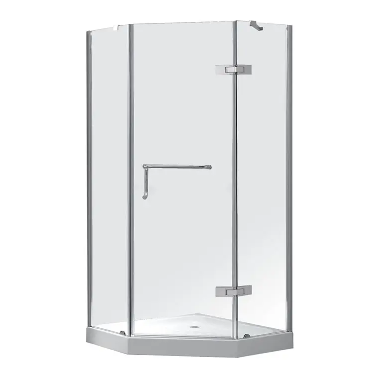 HILITE Foshan Factory porta a battente in vetro temperato con Base diamantata doccia bagno personalizzato doccia moderna