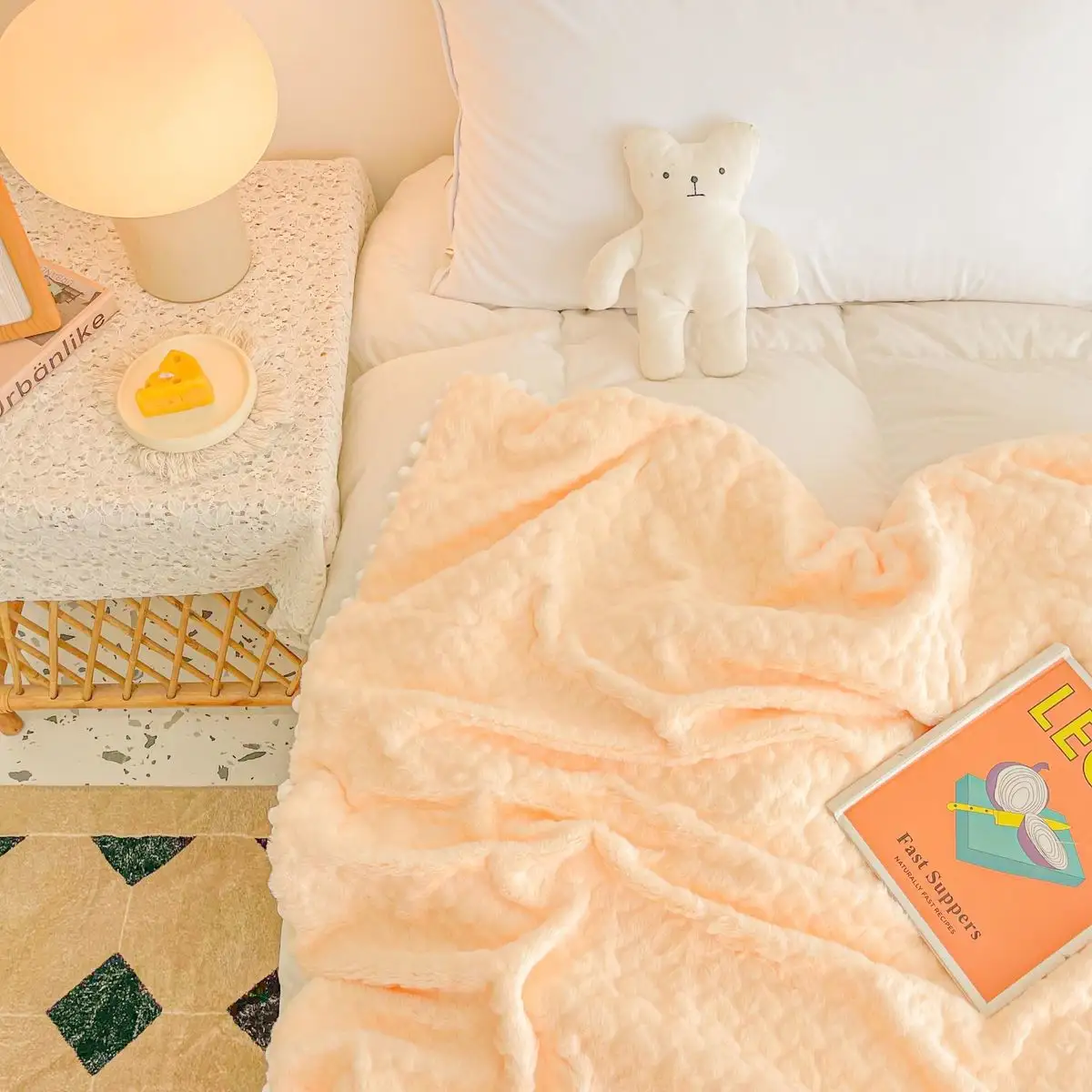 Фланелевое Одеяло из овечьей шерсти, Двухслойное толстое одеяло, лидер продаж на Amazon