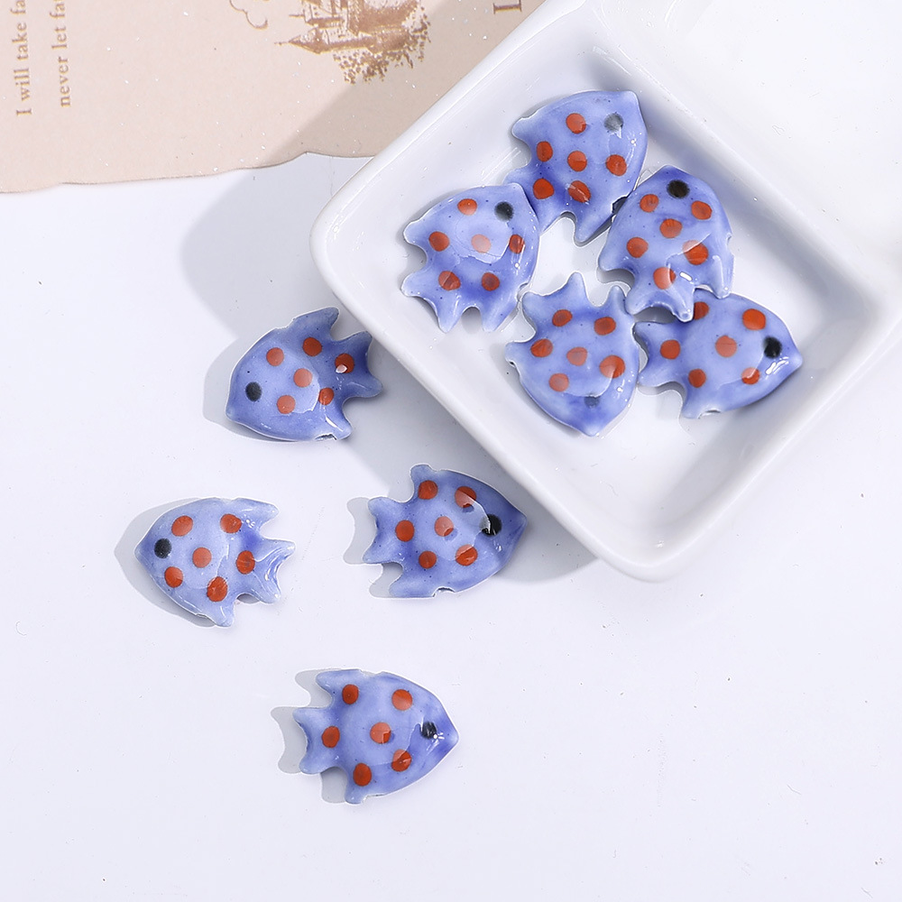 Manchas azules y rojas