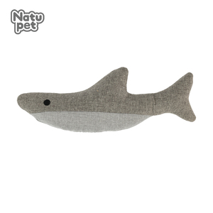 Juguete de hierba gatera de peluche de diseño personalizado con forma de pez OEM/ODM juguetes masticables de simulación de lino para gatos con hierba gatera para gatos y gatitos jugando a masticar - Product Image 4