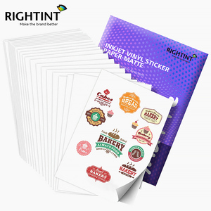 Yazdırılabilir vinil çıkartma kağıdı A4 parlak etiket kağıdı mat etiket 210X297mm özel paket küçük işletmeler için - Product Image 1