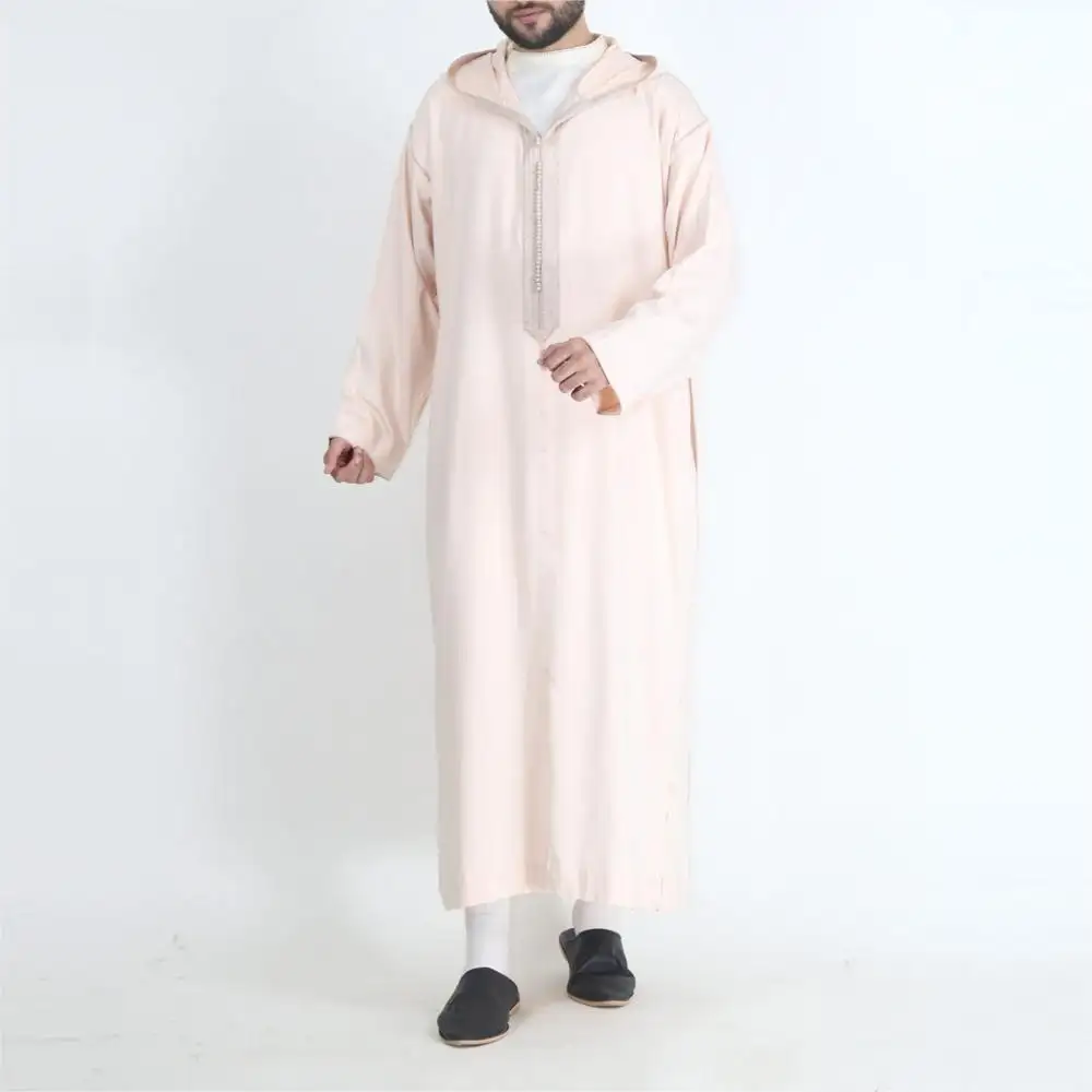 Rose Haute Qualité Nouveau Design Marocain Arabie Saoudite Dubai Robe Vêtements Musulmans