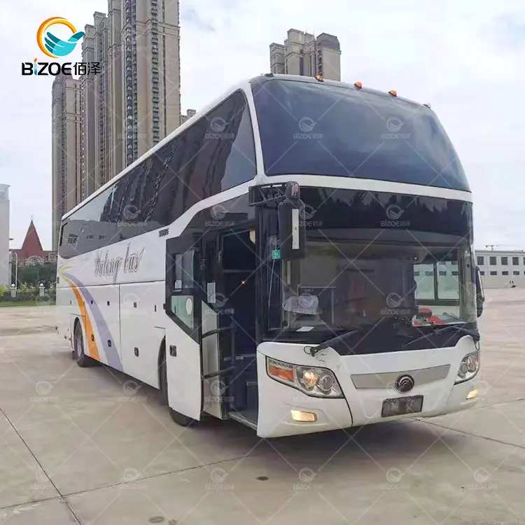 YUTONG 60 Seater Used Bus For Africa Chinese Diesel Engine luxury travel bus 55 Place