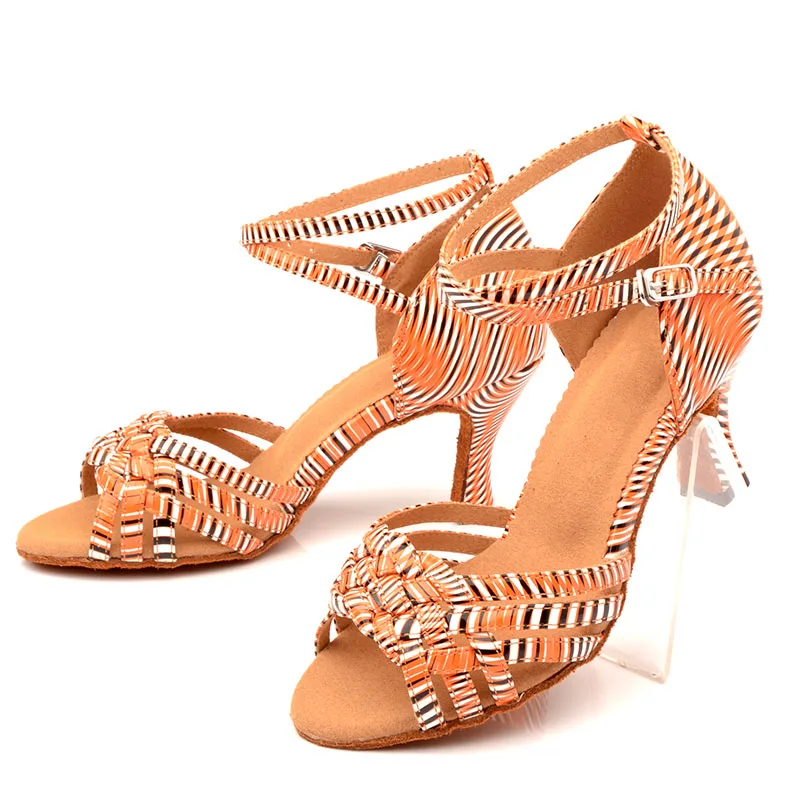 New Latin Dance Shoes Girls Women Ballroom Tango Soft Bottom Dancing Shoes for Ladies