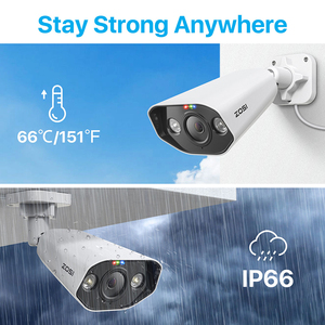 Cámara IP de 5MP para exteriores, sistema de alarma de Audio de seguimiento automático, impermeable IP66, NVR Poe, 8 canales, H.265, 4k, visión nocturna en Color, PTZ - Product Image 2