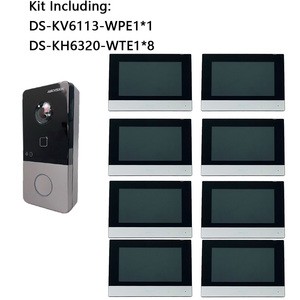 HIK-Estación de puerta de Villa, cámara de 2MP, suplemento IR, serie KH6, sistema de intercomunicación basado en IPB, POE, Wifi, 1, 1, 1, 1, 2, 1, 1, 2, 1, 2, 1, 1, 1, 2, 1 - Product Image 2