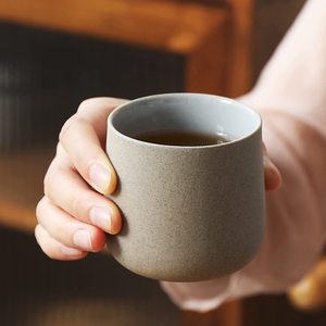 マルチセラミックカラーミックスパッキング4個セット7.2オンスハンドルなしアジア酒カップ日本茶セット - Product Image 2