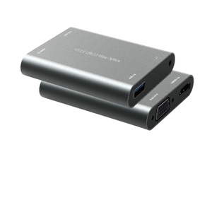 热卖多功能铝壳USB 3.0 + 3.5毫米 + VGA视频采集卡 - Product Image 1