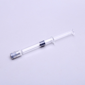 Harga pabrik 1ML Syringe plastik kontainer kemasan predusty kaca yang mudah dibawa seni patung kecil aksesori untuk jarum suntik - Product Image 1