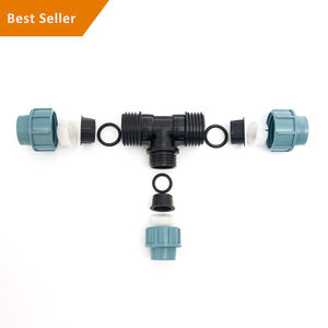 Nam <span class=keywords><strong>PP</strong></span> đôi Công Đoàn bóng van nén phụ kiện PN16 cho ống nước PE phụ kiện đường ống Poly ống HDPE phụ kiện - Product Image 5