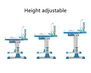 Yüksekliği ayarlanabilir büyük depolama çocuk çalışma masası çocuk çalışma masası ile depolama çekmecesi Led çocuk masası ve sandalye - Product Image 5