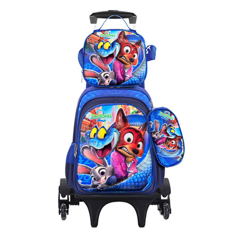 Ensemble de sac à dos trois pièces style Zootopia