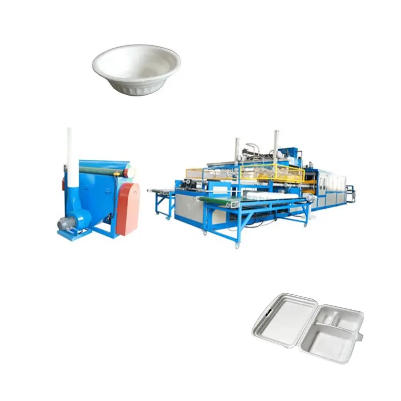 Eco Friendly Automatic foam lunch box forming machine to make PS soup bowl egg trays