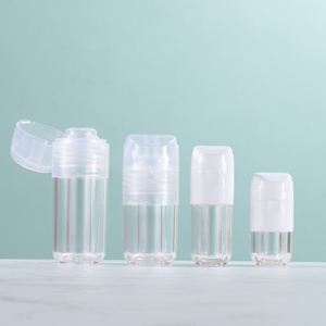 ฟรีตัวอย่างเซรั่มบํารุงผิวขวดพลาสติกมินิขนาด 2ml 3.5ml Essence ของเหลวบรรจุภัณฑ์เครื่องสําอาง 8ml ขวดห้องคู่ - Product Image 4