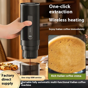 2 trong 1 đi bộ đường dài xách tay máy pha cà phê không dây chức năng sưởi ấm Cắm Trại Ngoài Trời Mini Máy pha cà phê - Product Image 3