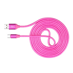 整体销售彩色高端定制印刷pu皮革微型c型usb c电缆，适用于iphone 15的c型手机 - Product Image 4