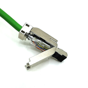 Disponibile con codice colore T568A T568B PROFINET Field assembly spina RJ45 angolo di schermatura a 360 gradi e tipo dritto - Product Image 2
