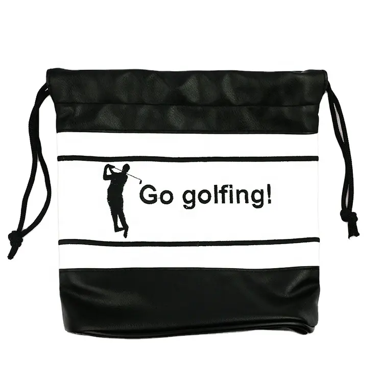 Golf Wertvolle Tasche PU Leder Aufbewahrung ssack Golf tasche Golf zubehör Ball tasche