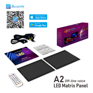 Occhi 9616 LED per camion pannello matrice a LED programmabile Display a LED morbido schermo a LED flessibile segno LED Surplife APP controllabile - Product Image 4