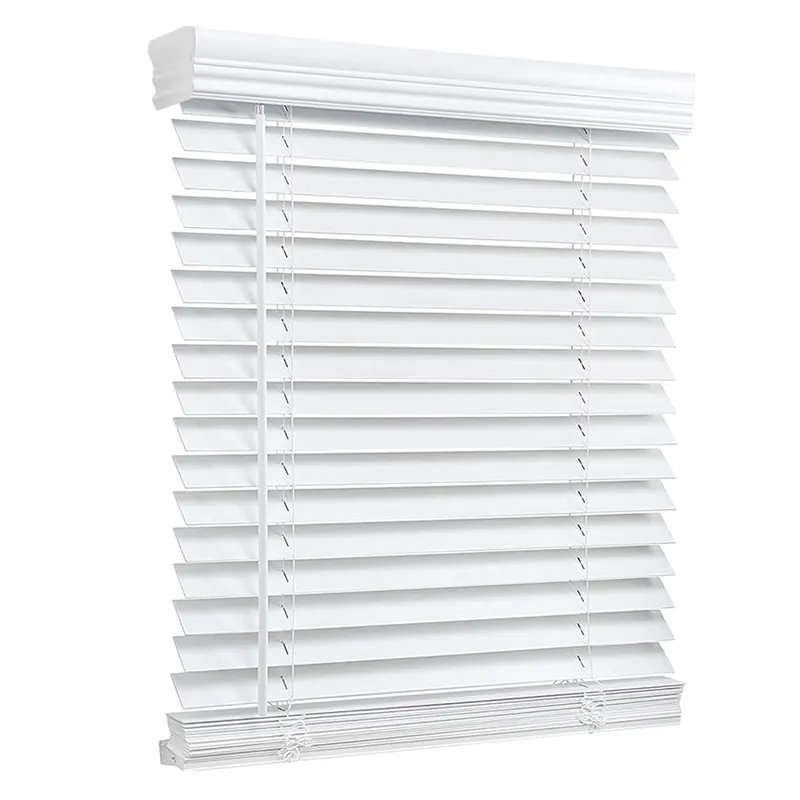 Factory Direct Sale Electric/Manual/Cordless Faux Wood Venetian Blinds for Window PVC and Faux Wood Blinds