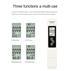 7-in-1 4-in-1 chất lượng nước Tester Pen Ph/<span class=keywords><strong>Tds</strong></span>/Ec/độ mặn/SG/ORP/nhiệt độ, xách tay đa chức năng PH mét - Product Image 3
