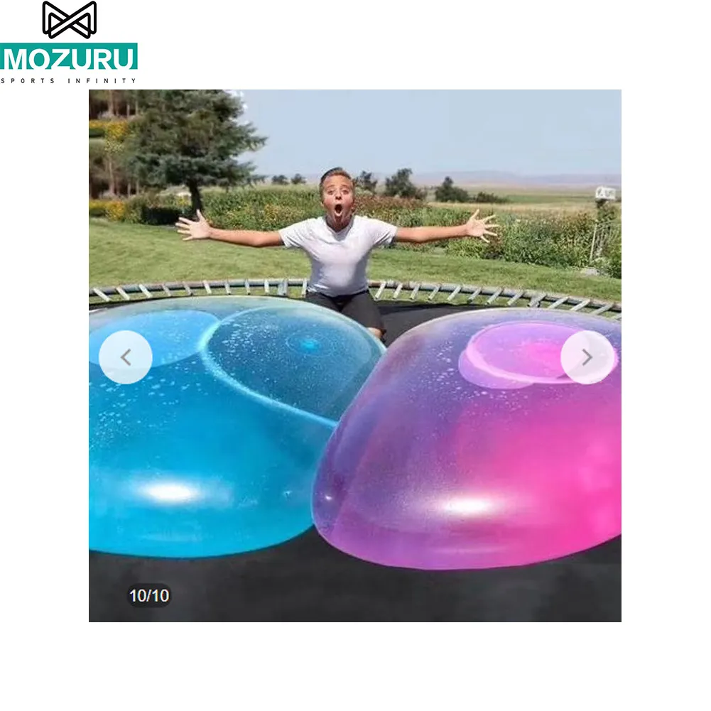 Vente chaude balle à bulles surdimensionnée balle d'eau gonflable jouets 30-120cm ballon à bulles gonflable d'eau géant