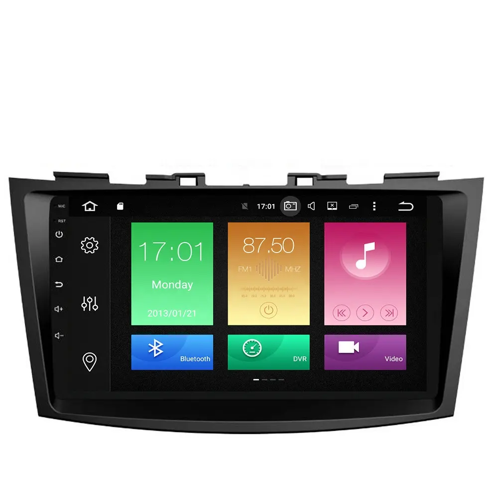 DVD Mobil Suzuki Swift, Multimedia Player Radio untuk Suzuki Swift 10.0 Octa Core 9 "2011- 2015 Sistem Navigasi Gps Head Unit Stereo