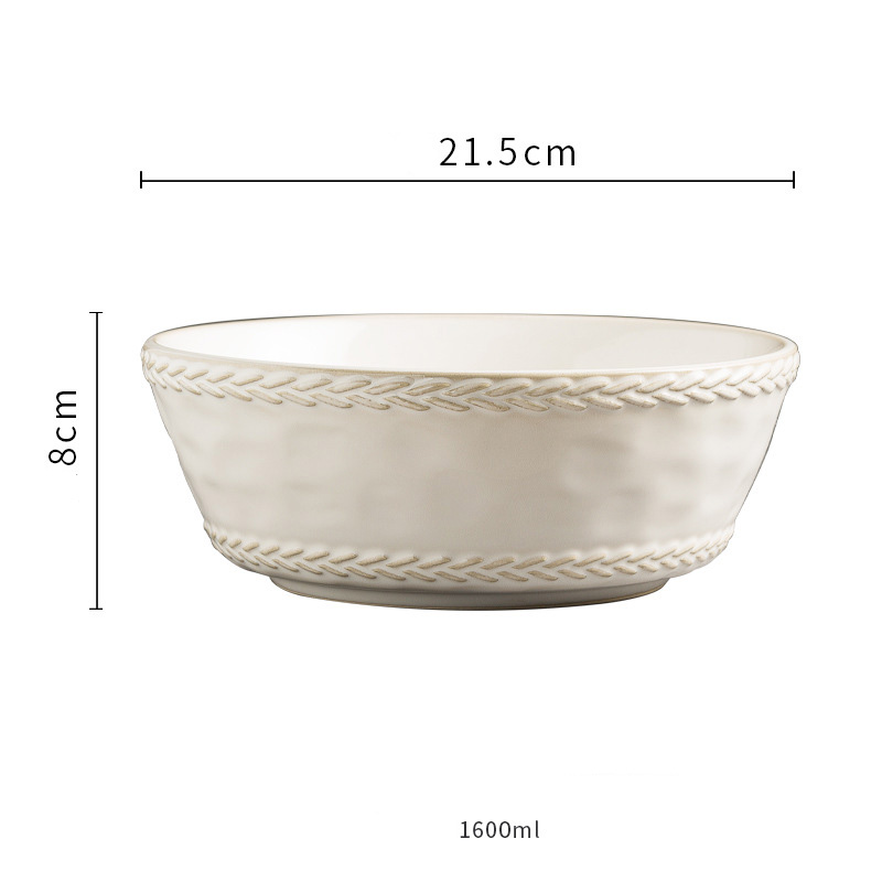 Cuenco blanco-21,5 cm