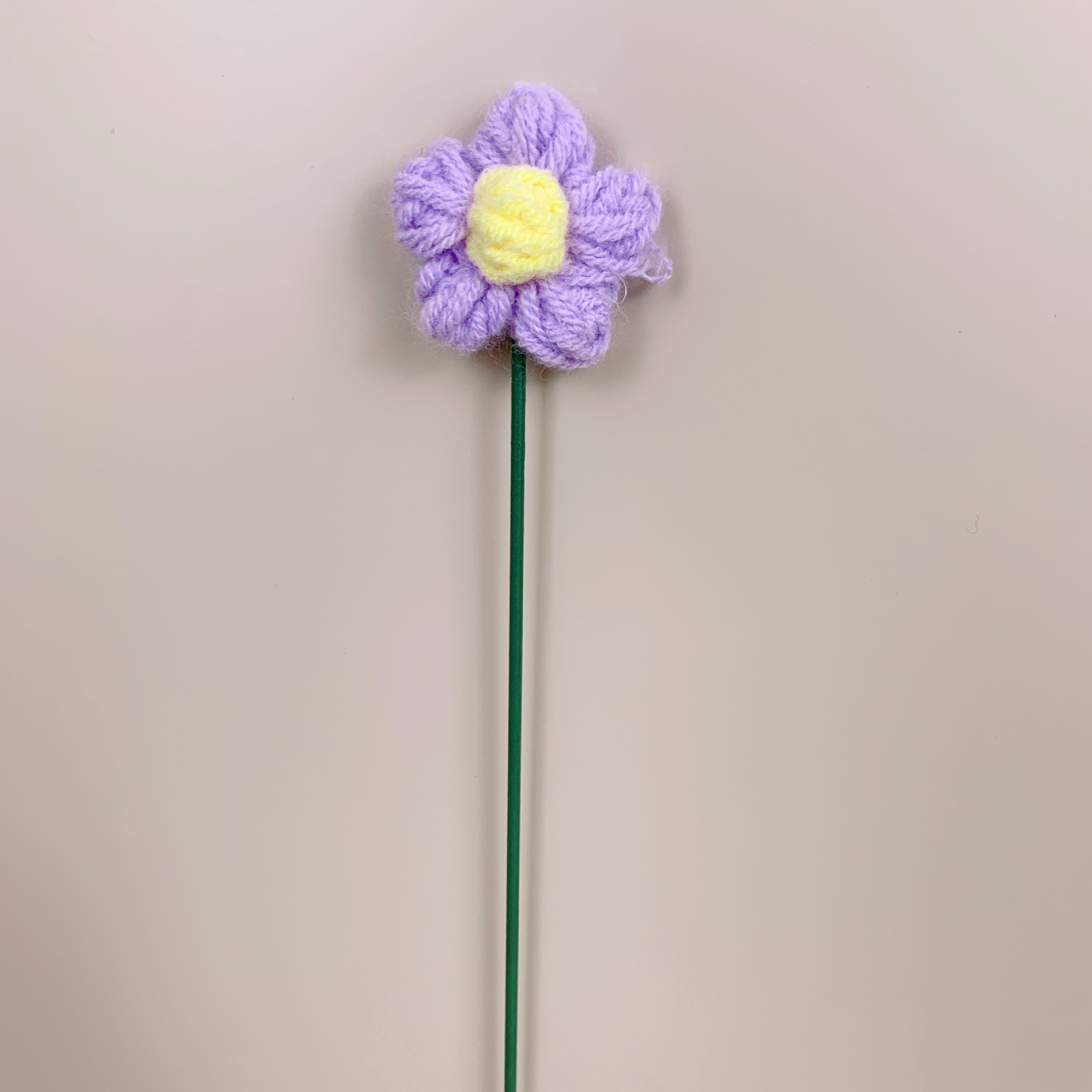 Coeur jaune violet