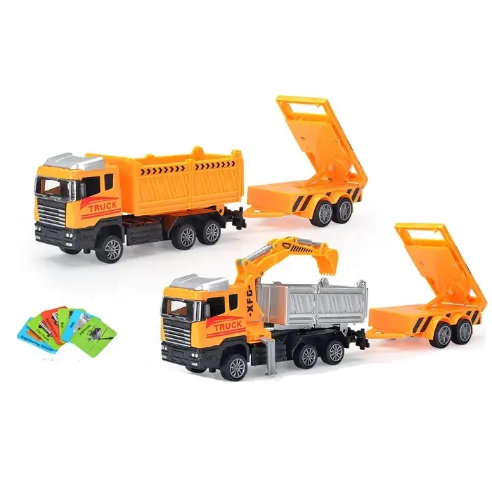 Costruzione camion giocattolo diecast in metallo modello di auto