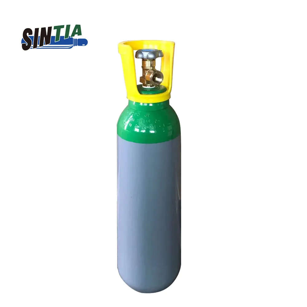 TPED ISO9809 2.7l 5l Medical Seamless Oxygen CO2 Argon Helium Gas Cylinder Bottle With Low Price