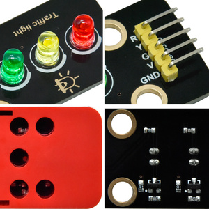 DIY Elektronische Projekte STEM Ampel modul Optional mit (out) Shell LED-Ampel modul mit hoher Helligkeit für Arduino