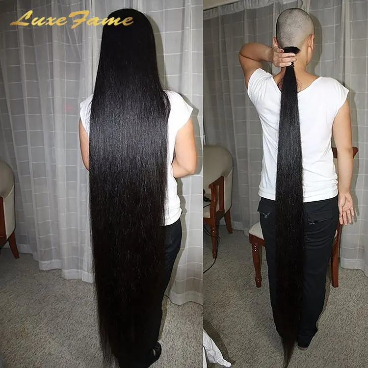 Grosir Pabrik Guangzhou grosir rambut manusia Virgin asli vendor bundel rambut Peru/Vietnam/Kamboja/Birma