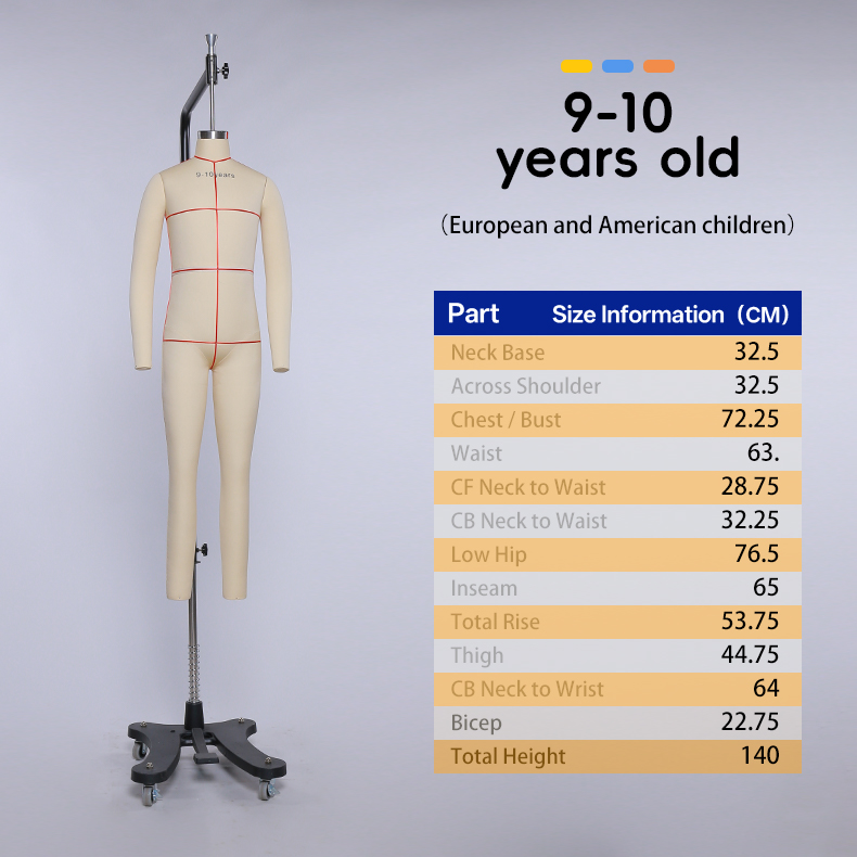 9-10 Years Old Kids Mannequin