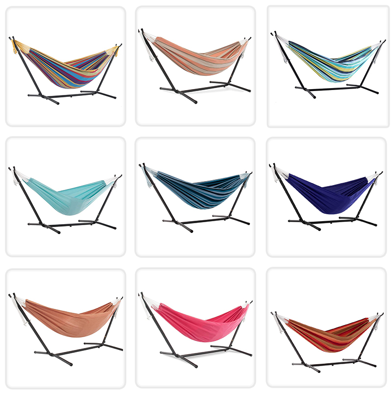 New Type Of Folding Hammock Stand Portable Macrame Hammock For Outdoor