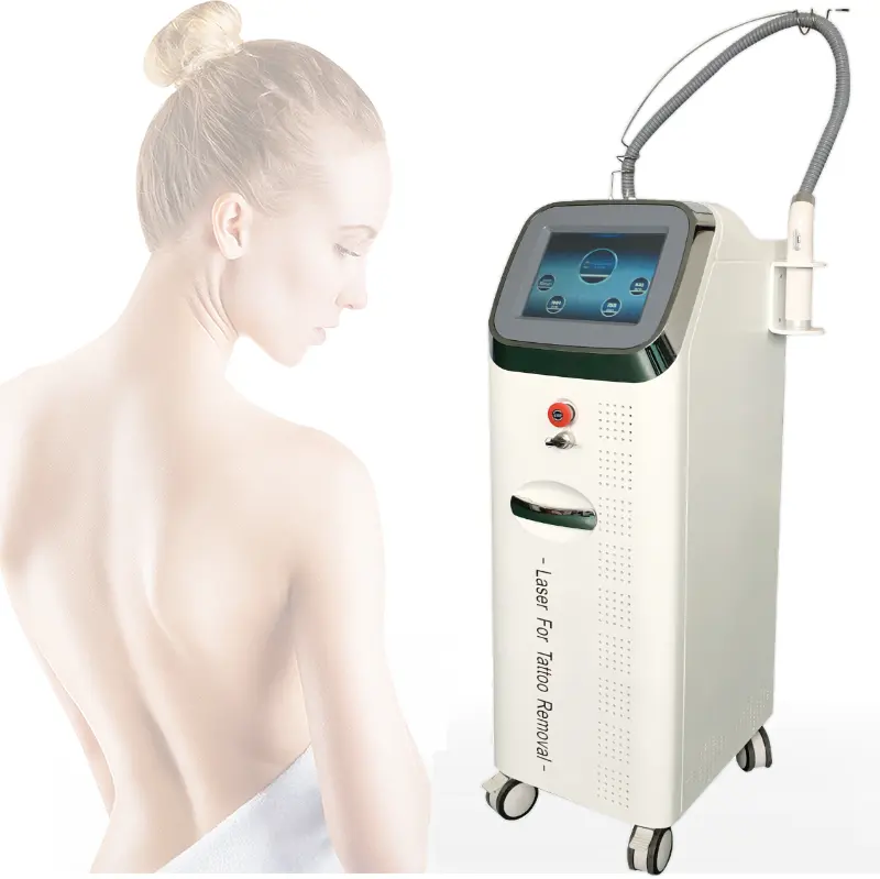 Picosecond Q Switched Nd Yag Laser Best Tattoo/Freckle Removal Laser Machine for Salon Use Machines