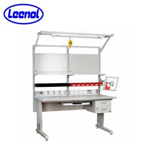 Leenol 5 Jahre Garantie Verkauf ESD Tischplatte Werkbank Anti statische Arbeits bänke Labor tisch Elektronik Werkbank mit Computer - Product Image 1