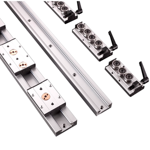 Guía lineal de doble eje integrada SGR10, deslizador deslizante de acero de bloqueo, eje óptico, fotografía CNC, rodamiento de bloque de acero duradero - Product Image 1