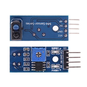 Sensor reflectante infrarrojo TCRT5000, interruptor fotoeléctrico IR, módulo de pista de línea de barrera para placa de triodo de diodo Arduino 3,3 V - Product Image 5