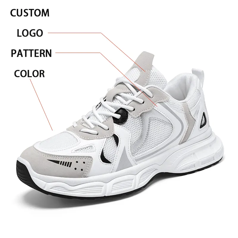 2024 diseñador personalizado al por mayor zapatos de cuero de alta calidad genuino bajo personalizado Casual Skateboarding hombres zapatillas de deporte