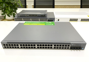 Juniper Networks original de fábrica con funciones QoS SNMP apilables POE de 176Gbps 130Mbpgs en stock. - Product Image 2