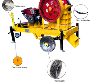 Hoge Efficiëntie Kleine Mobiele Dieselmotor Steen Verpletterende Kaak <span class=keywords><strong>Crusher</strong></span> Upsen Kaak <span class=keywords><strong>Crusher</strong></span> - Product Image 6